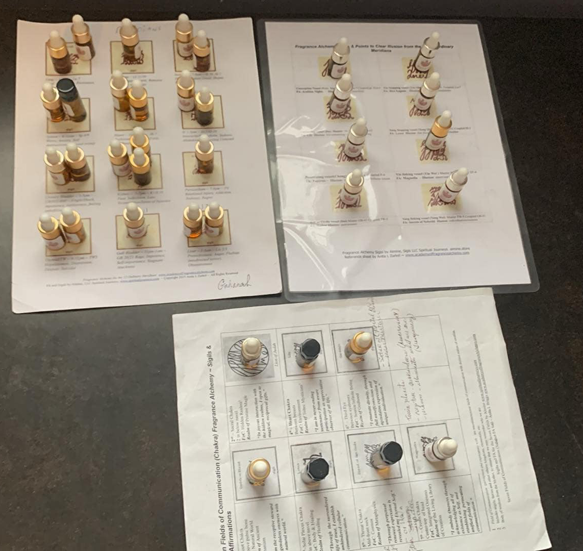 Fragrance oils and activations